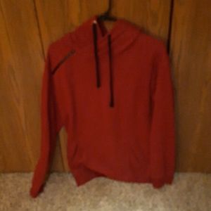 Red hoodie sweatshirt